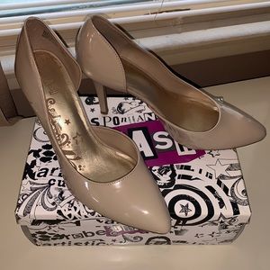 Brash Beige Heels Used 7.5